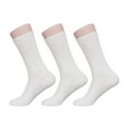 thumbnail image 4 of 3 Pairs White Non Skid Hospital, Yoga, Pilates, Gripper Slipper Socks Men's or Women Size XXL, 4 of 7
