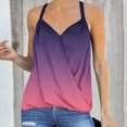 thumbnail image 2 of Blusa sin mangas con cuello en V estampado a la moda para mujer Pompotops lopia988288, 2 of 4