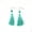 Turquoise, variant on Bohemian Roundell Natural Stone & Silk Tassel Hang Earrings