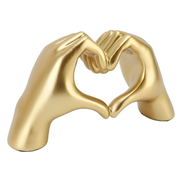 Escultura De Manos De Corazón, Estatua Decorativa De Signo De Corazón De Arte Moderno Suave Para Boda