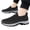 Black, variant on Mens Orthopedic Shoes Arch Support Slip on Non Slip Nurse Shoes Wide Width Mesh Stretch Server Shoes Soft 2026 Foam Shoes Gray 9 Wide