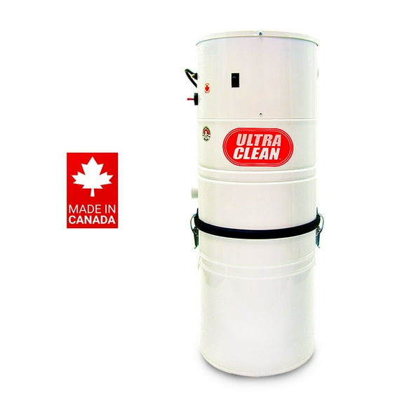 Ultra Clean SC100 Heavy Duty Powerful Central Vacuum System 655 AW All Steel Construction for up to 5,000 sq.ft. Homes – Made in Canada