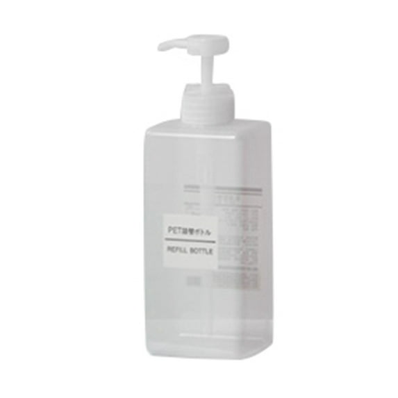 Pump Bottle, 250ml/450ml/650ml Refillable Plastic Empty Lotion Soap Dispenser Liquid Container for Shampoo or Body Wash