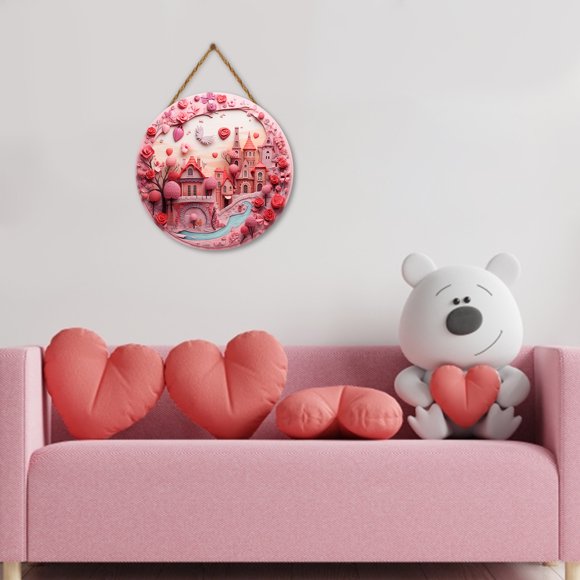 BKER Spread Love This Valentine'S Day With A Gorgeous Wooden Hanging Plaque: The Ultimate Gift For Your Sweetheart