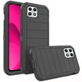 thumbnail image 1 of Asuwish Phone Case for T-Mobile Revvl 7 5G Hybrid Rugged Shockproof Hard Protective Drop Proof Full Body Heavy Duty Mobile Cell Cover Tmobile Revvl7 T Mobile Revel Tmo Revell Rebel Women Men Black, 1 of 6