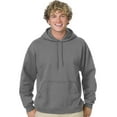 thumbnail image 1 of Hanes Mens ComfortBlend EcoSmart Pullover Hoodie Sweatshirt, S, Smoke Gray, 1 of 4
