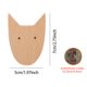 thumbnail image 2 of Encantador Gancho De Pared De Madera Con Forma De Cachorro, Colgador De Madera Gruesa Resistente Para Colgar Abrigos, Ropa, Sombreros, Bolsas, Ancla De Pared Y Tornillo Incluido Yuarrent HA014853-00, 2 of 5
