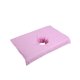 thumbnail image 2 of Inteprter Algodón masaje cara agujero cubierta de un solo transpirable cosmético belleza cama toalla cojín reposacabezas ropa de cama almohadillas Juegos de cama Rosado Inteprter HA065400-02, 2 of 6