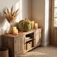 thumbnail image 5 of Table Decor Pumpkins Green Knit Single Piece for Halloween Thanksgiving Fall Home Display, 5 of 6