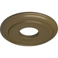 thumbnail image 3 of Ekena Millwork 12 3/8"OD x 4"ID x 1 1/8"P Classic Ceiling Medallion (Fits Canopies up to 7 1/4"), Hand-Painted Mississippi Mud, 3 of 6