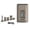 Khaki, variant on Rechargeable Portable Air Pump, Mini Inflator Deflator with USB Charging and LED Light, for Camping Mattresses and Vacuum Bags, 3.2" x 2.0" x 2.0"