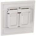 thumbnail image 1 of Leviton 4986-GY Plaque Murale Duplex 1-Gang, Surdimensionnée, Résistante aux Intempéries, Thermoplastique, Support de Dispositif, 1 of 4