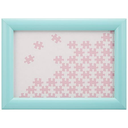 

Beverly Wooden Puzzle Frame Natural Panel Light Blue (10 × 14.7cm) NN001-E