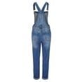 thumbnail image 3 of FashionMille Women Boyfriend Denim Jean Overall, 3 of 5
