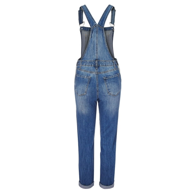 Boyfriend denim dungarees best sale
