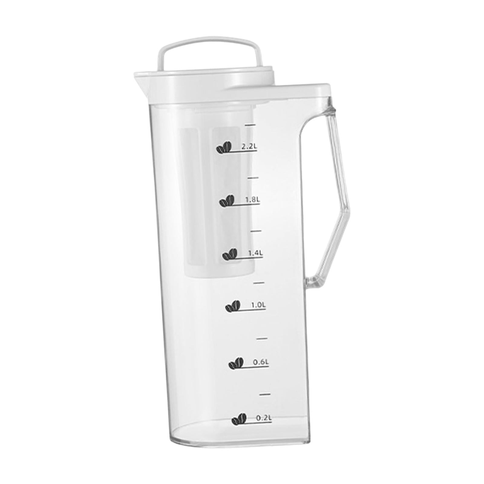 Baoblaze Cold Brew Coffee Maker Iced Coffee Brewer for Lemon Water Kitchens Household 2.2L