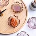 thumbnail image 2 of MasteelfCA 4 Pcs Flower Sauce Dishes Glass Appetizer Serving Plates Small Spice Plates, 2 of 7