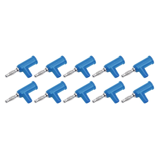 Banana Socket 10Pcs Solderless Banana Plug ABS Brass Lantern Open Screw Bananas Connectors For Inverters 4mm
