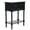 Black, variant on SAFAVIEH Primrose French 3-Drawer Black Wood Rectangle Console Table (23.5 in. W x 13 in. D x 29.5 in. H)