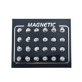 thumbnail image 2 of Jiaroswwei 12Pairs/Set Unisex Rhinestone Inlaid Magnetic Stud Earrings Non Piercing Jewelry, 2 of 7