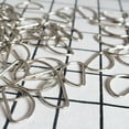 thumbnail image 3 of MasteelfCA 20PCS Metal Shoulder Strap D Ring Multipurpose Bag Webbing Ring Accessories for Luggage Clothes Backpack Belt (Silver), 3 of 5