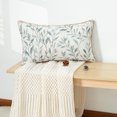 thumbnail image 7 of VOGOL 12x20 inches Decorative Pillow Covers, Farmhouse Cushion Cases, Leaves Pattern Perfect for Room Home Decoration, 7 of 7