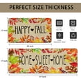 thumbnail image 7 of Fall Kitchen Mat Set,Fall Kitchen Rug,Fall Gnome Pumpkin Kitchen Mat (17"x47.2"+17"x23.6"), 7 of 7