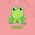 thumbnail image 4 of Inktastic Ribbit Cute Green Frog Boys or Girls Baby Bodysuit, 4 of 5
