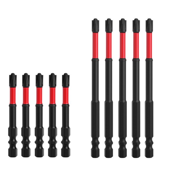 QualitChoice Cross Slot Screwdriver Drill Bit Set Impact Bits For Electricians 65mm And 110mm Suitable 10 in total
