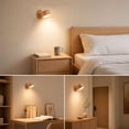 thumbnail image 6 of Rechargeable LED Wall Mount Light, Touch Activated Sconce, Bedroom Hallway Living Room, 6 of 7