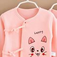 thumbnail image 5 of CAUYDY Infant Girls Outfits Preemie Boys Clothes Unisex Baby Layette 2 Long Sleeve Shirt + 2 Pants + Hat + Bib + Bellyband 7 Pieces Soft Set Fall Sizes 0-3 Months,Pink, 5 of 5