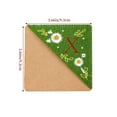 Zuihug Embroidered Corner Bookmark DIY Custom Bookmarks with 26