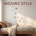 thumbnail image 7 of REGALWOVEN 64pcs Heart Shape Wall Stickers for Bedroom Living Room Decoration Girls Room Nursery Room Hearts with Mini Heart 11.8" x 8.9", 7 of 7