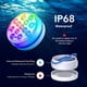 thumbnail image 3 of Ounissouiy IP68 impermeable luz subacuática regulable LED cambio de Color piscina lámpara de noche fuente estanque florero tazón para fiesta boda Iluminación y accesorios 2 lámparas 1 controlador Ounissouiy HA063358-02B, 3 of 6