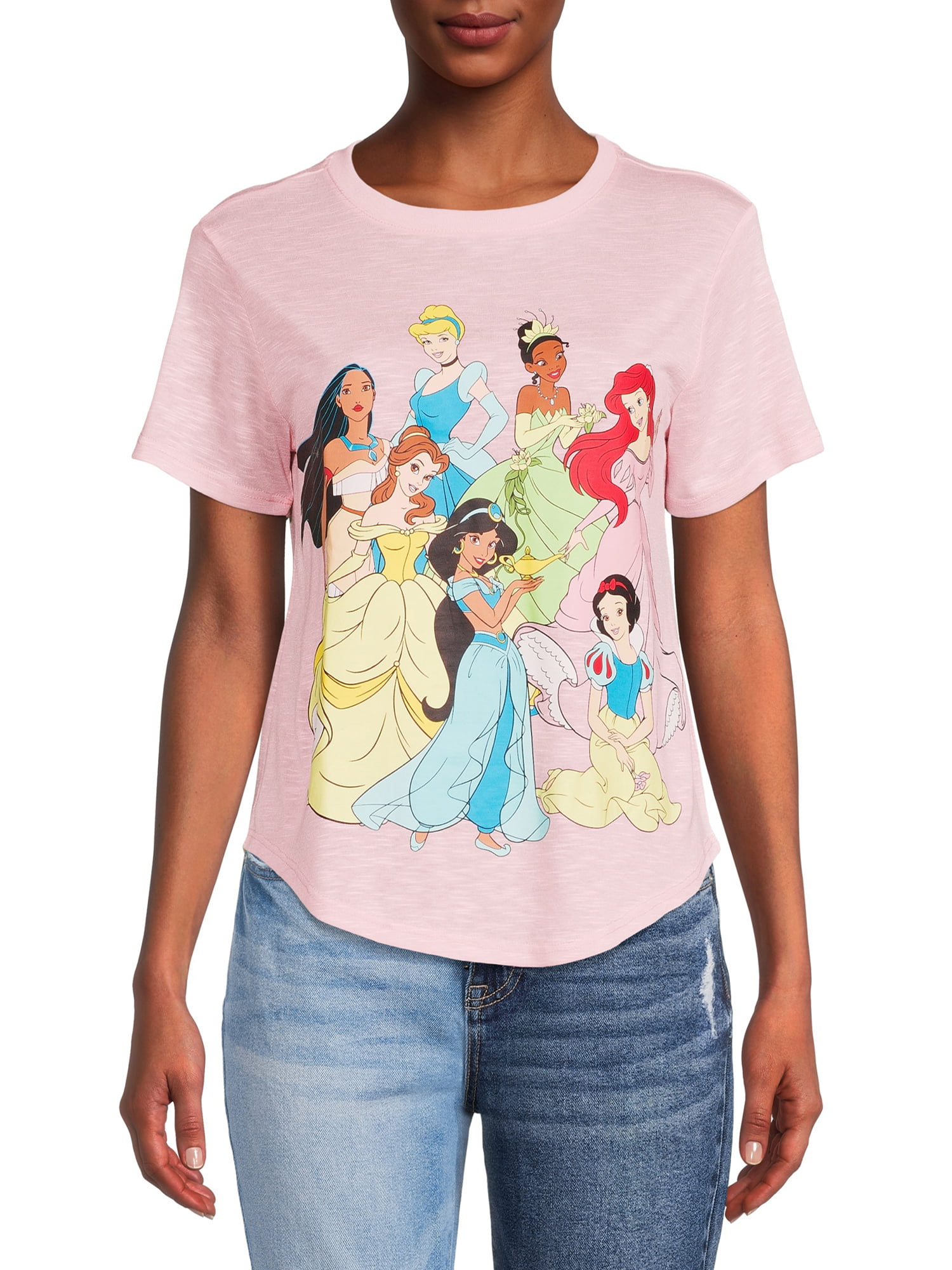 Disney Princesses Women's Knit T-Shirt - Walmart.com