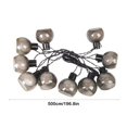 thumbnail image 3 of Guirnalda de Luces Led para Exteriores | 20 Luces para Jardín y Festivales | 500 Cm | Plástico Gris | Irrompible | Ahorro de Energía | Decoración para Bodas y Camping, 3 of 6