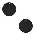 thumbnail image 1 of yingyy Napperon Isolant en Silicone, Coussin de Table Antidérapant et Résistant à la Chaleur, Noir, Rond Noir Rond 2 Pcs, 1 of 6
