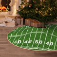 thumbnail image 5 of Qekee American Football Field2 print Christmas Tree Skirt , A Versatile Winter holiday decoration-48", 5 of 6