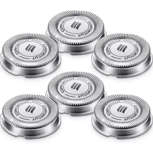 6 Packs Sh30 Shaver Heads For Philips Electric Shaver 1000, 2000 (G Need )