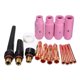 thumbnail image 1 of 16 Uds máquina de soldadura TIG soplete Kit de lente de Gas rechoncha boquilla de cuerpo de boquilla de copa Likrtyny 3wd3dk6ju6te8hw0, 1 of 8