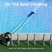 Niya Aquasweep Cordless Handheld Pool Vacuum from the Creators of Dolphin – 180° Brush, Long Battery Life – for Inground, Above Ground Pools & Spas
