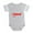 Heather Gray, variant on CafePress - FIN Lil Devil - Cute Infant Baby Football Bodysuit