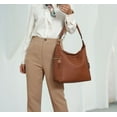 thumbnail image 6 of Ophelia Vegan Leather Womens Hobo Bag with Wallet - 2 pieces by Mia K, 6 of 8