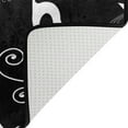 thumbnail image 4 of FREEAM Funny Cats Non Slip Area Rug for Living Dinning Room Bedroom Kitchen, (20 x 31 Inch), Black and White Nursery Rug Floor Carpet Yoga Mat, 4 of 6