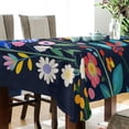 thumbnail image 4 of Yayeee Tablecloths for Rectangular Tables 54 x 54 inch Party Table Cover, Bloom Flowers, 4 of 6
