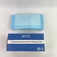 thumbnail image 7 of JRTGI  Disposable absorbent pads for lining pet crates,Leak-Proof Dog and Puppy Potty Training Pee Pads with Quick-Dry 5-Layer Super Absorbent Surface, Regular Size 22x22", Blue & White, 7 of 7