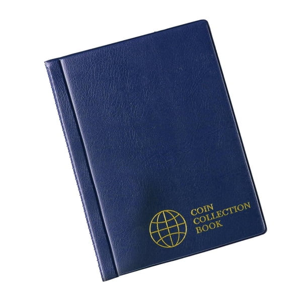 Página para coleccionar monedas, estuche para guardar monedas, organizador de libros, carpeta, centavo Azul