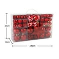 thumbnail image 6 of 101Pcs Christmas Ball Set Fade Resistant Shatterproof Fine Workmanship Easy to Hang Unbreakable Christmas Tree Decoration Reusable Decorate Christmas Tree Hanging Balls for Festival, 6 of 8