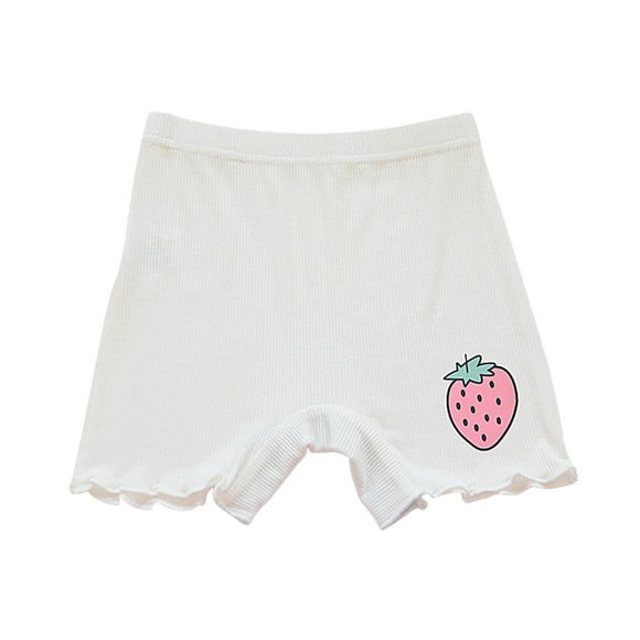 Kaemgyyd 2-9 Years Kids Pajama Shorts Toddler Girls Cotton Breathable 如发了 Hem Bike Shorts Cute Under Dress Dance Short Pants