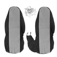 thumbnail image 5 of 2pcs Front Car Seat Covers Center Fit for Ford Ranger 60/40 Highback 1998-2003, Interior Automotive Car Front Seats Only (Console armrest Cover Not Included), Black+Light Gray, 5 of 11